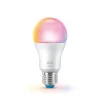 WiZ A60 LED-pære matt WiFi E27 8,5W RGBW sett med 2 stk