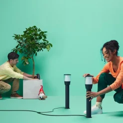 WiZ Elpas LED-gatelampe svart RGBW forlengelse