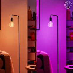 WiZ G95 LED-filamentpære globe WiFi E27 6,3 W RGBW