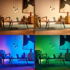 WiZ G95 LED-filamentpære globe WiFi E27 6,3 W RGBW