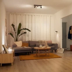 WiZ Imageo LED-spot med 3 lys 2 700-6 500 K, sort