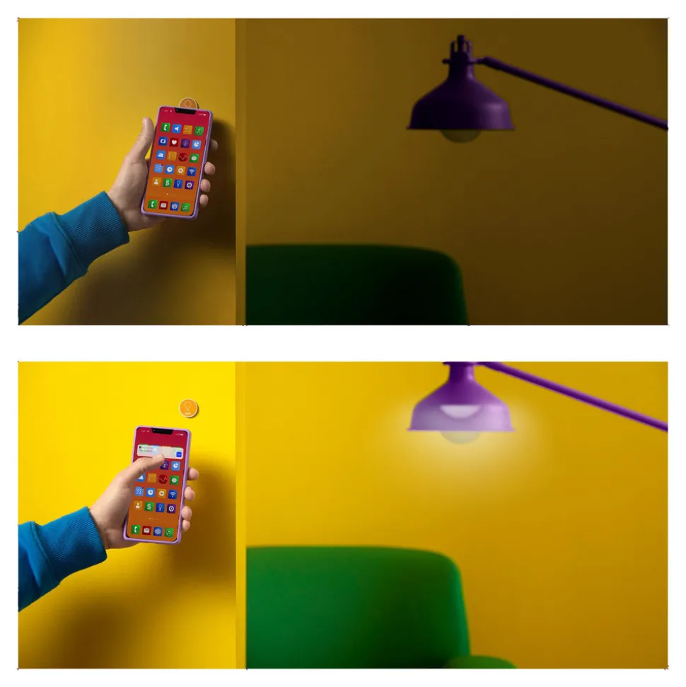 WiZ NFC tag, selvklebende, autark, 4 stk