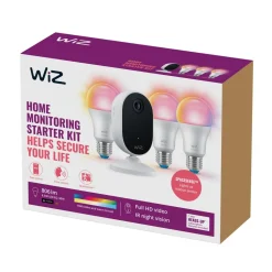 WiZ Starter Kit for innendørs sikkerhetskameraer med 3 x E27