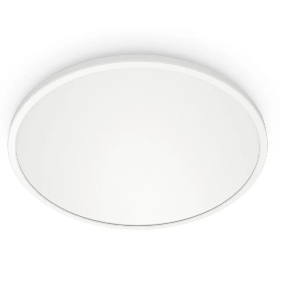 WiZ SuperSlim LED-taklampe CCT Ø29cm hvit