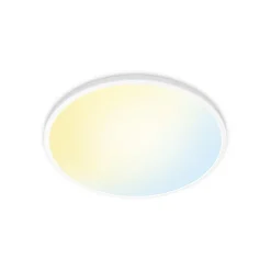 WiZ SuperSlim LED-taklampe CCT Ø55 cm hvit