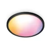 WiZ SuperSlim LED-taklampe RGBW Ø42cm svart
