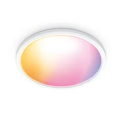 WiZ SuperSlim LED-taklampe RGBW Ø42cm hvit