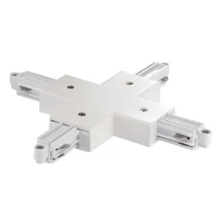 X-kobling for strømskinne Link, hvit