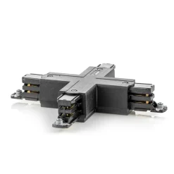 X-kontakt 3-faset strømskinne Noa, svart