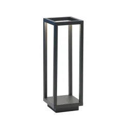 Zafferano Home LED-batteri-lykt IP54 mørkegrå