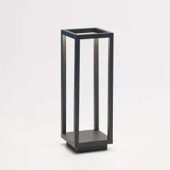 Zafferano Home LED-batteri-lykt IP54 mørkegrå