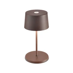 Zafferano Olivia mini 3K bordlampe i corten