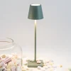 Zafferano Poldina mikro oppladbar lampe IP65 salvie