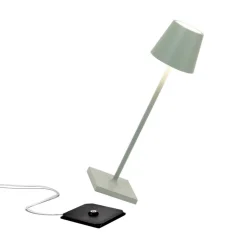 Zafferano Poldina mikro oppladbar lampe IP65 salvie